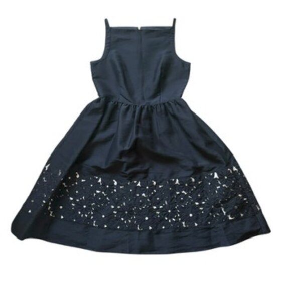 Kate Spade Dress Black US 4 fit and flare dress 50s style square neck LBD knee - Picture 7 of 13